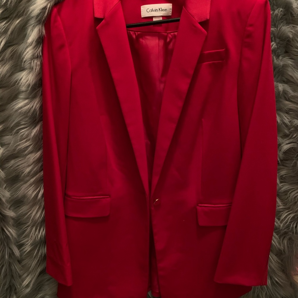 Red suit